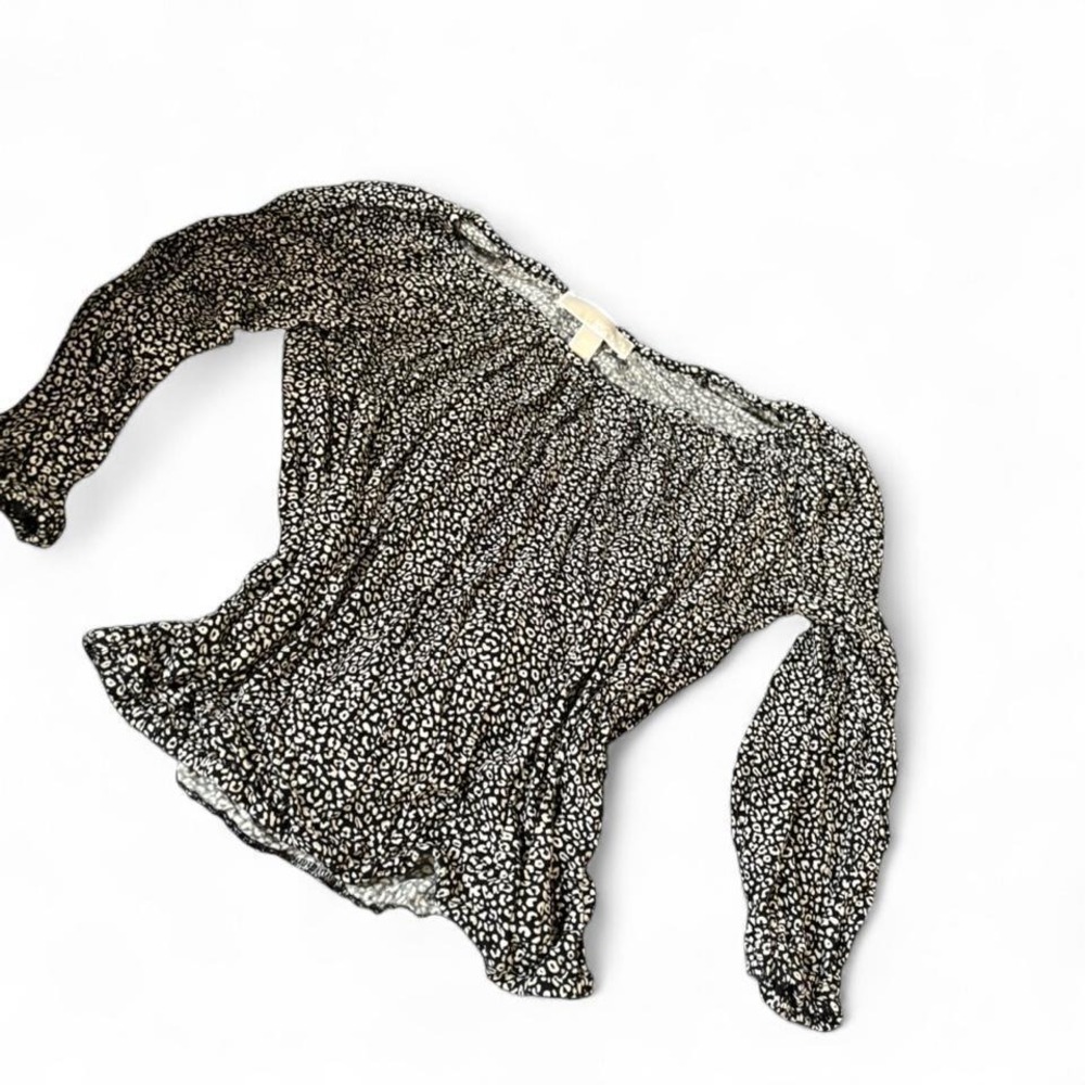 Micheal Kors‎ Leopard print blouse Y2k